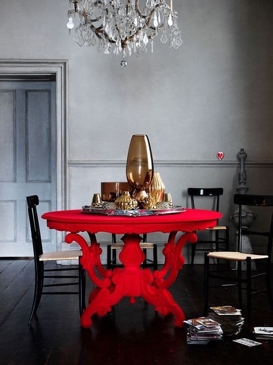 Decorating with red - furniture