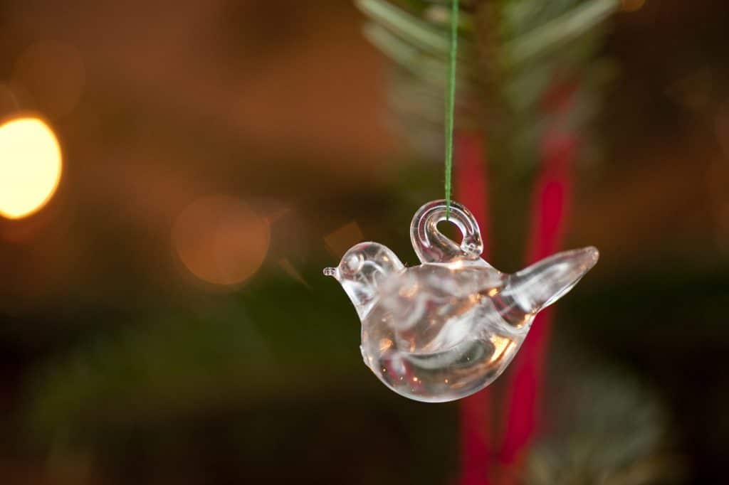close up of christmas decoration